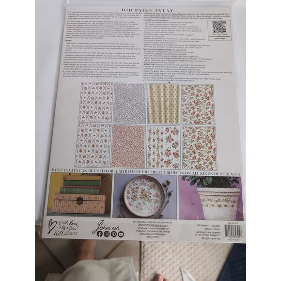 Iron Orchid Designs - IOD - Paint Inlays - Brand New Ditsy Blooms - Picture 4 of 7